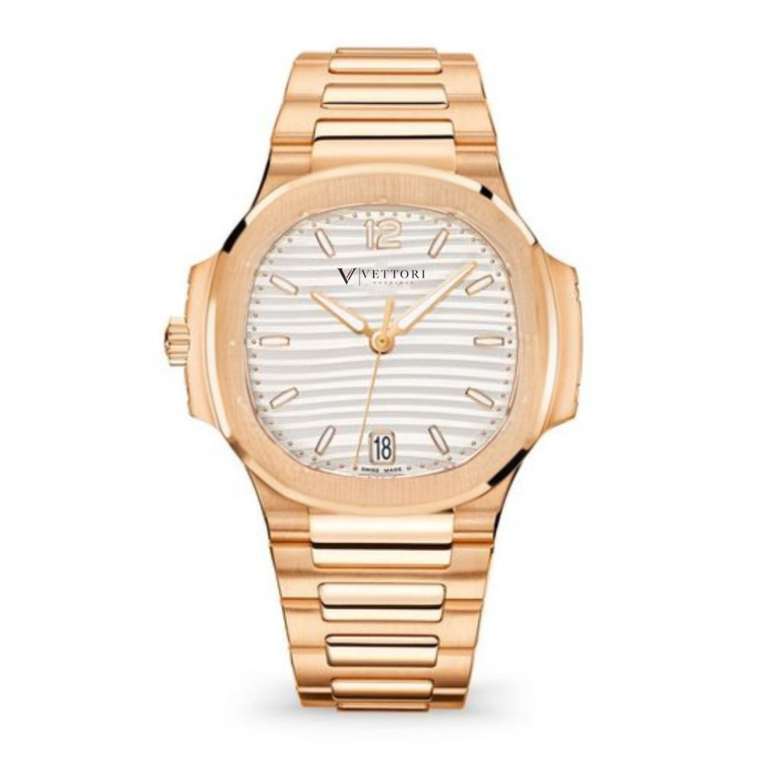 Vettori Annual Calendar 38mm – White Dial | Strap
