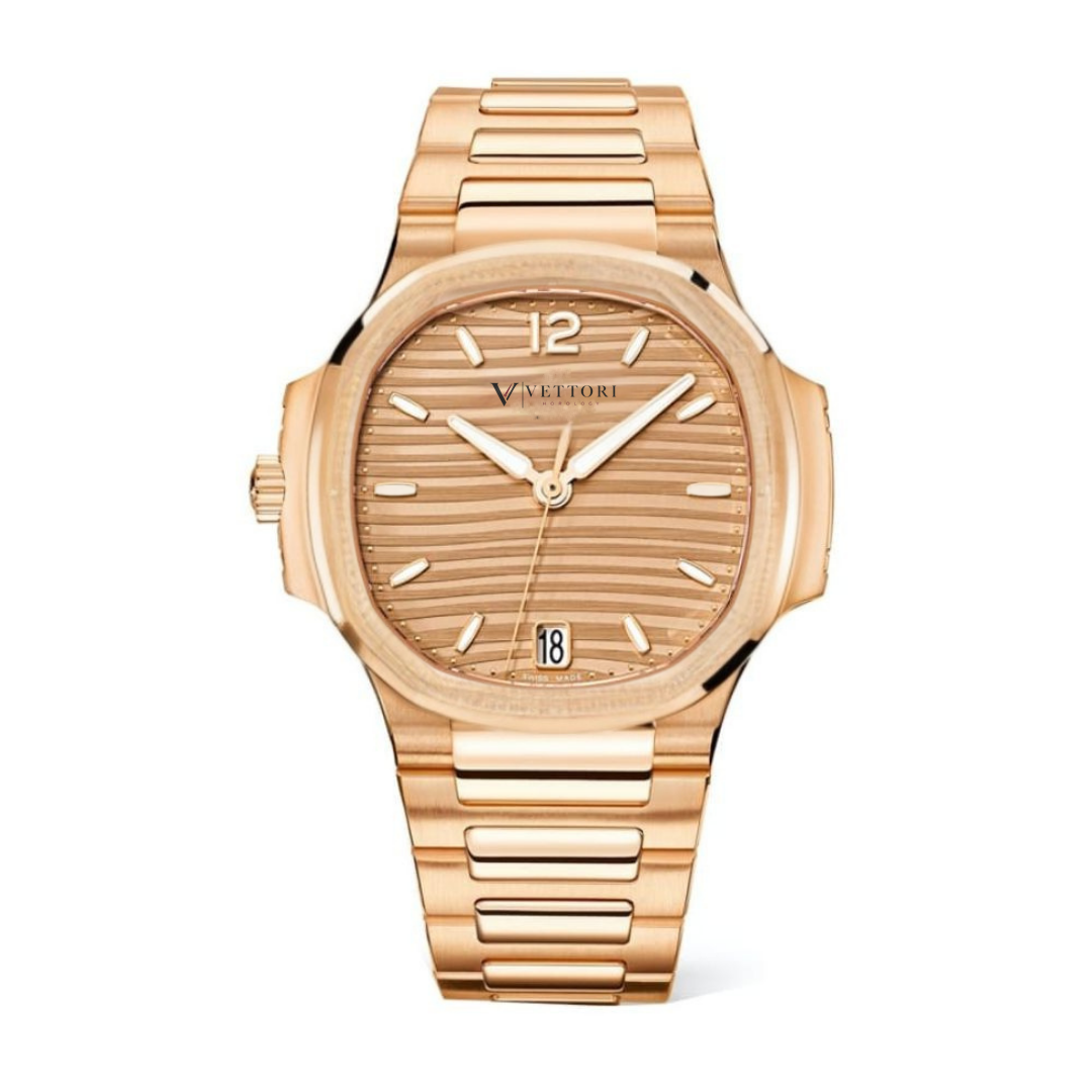 Vettori Integrated Elegance 35mm – Rose Dial