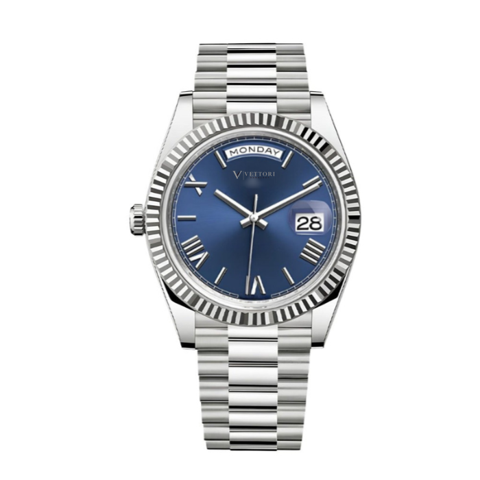 Vettori President 40mm – Blue Dial