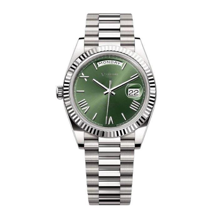 Vettori President 40mm – Green Dial