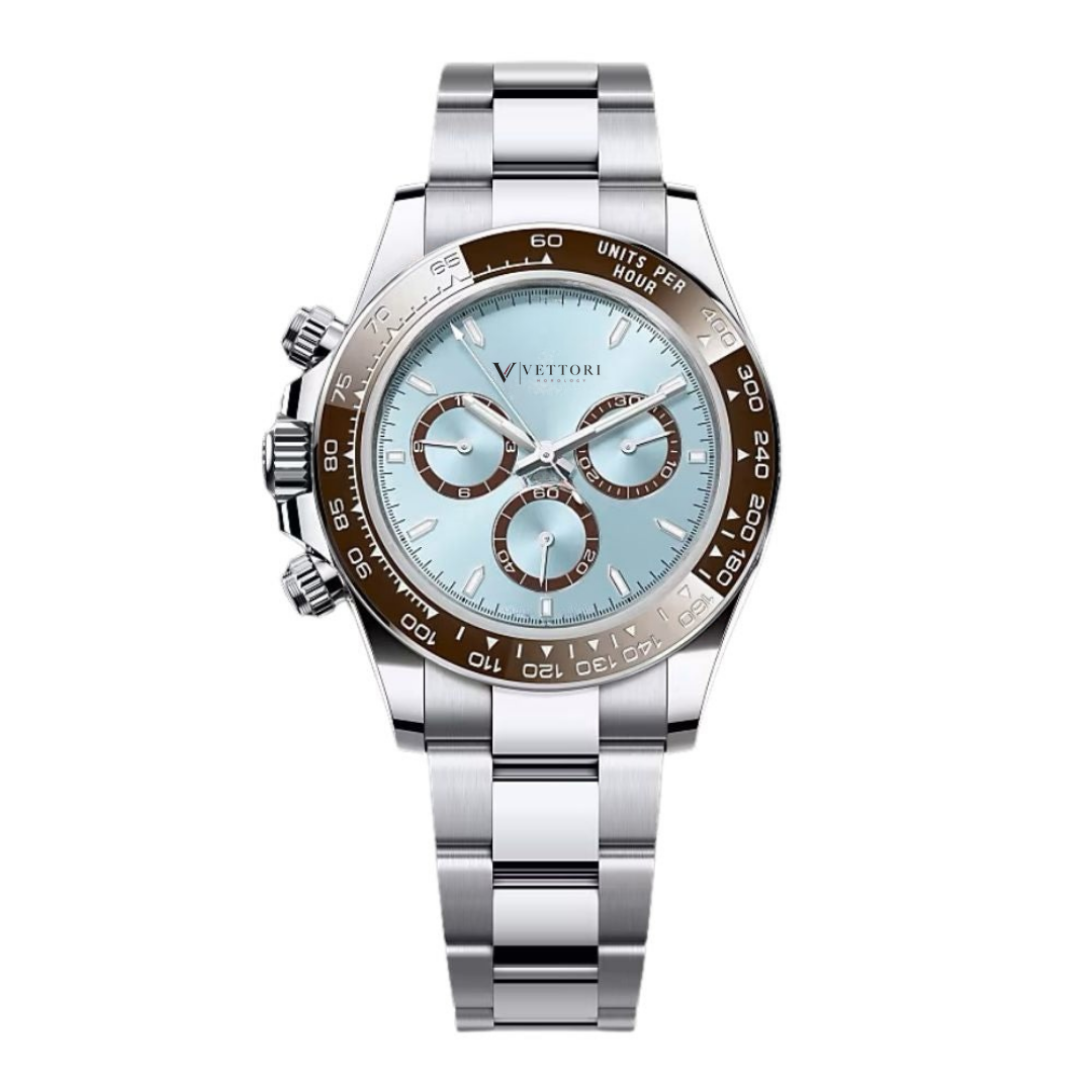 Vettori Racing Chronograph 40mm – Ice Blue Dial