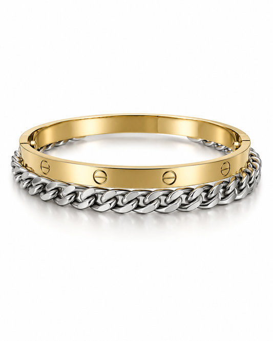 Dual Edge Chain Cuff