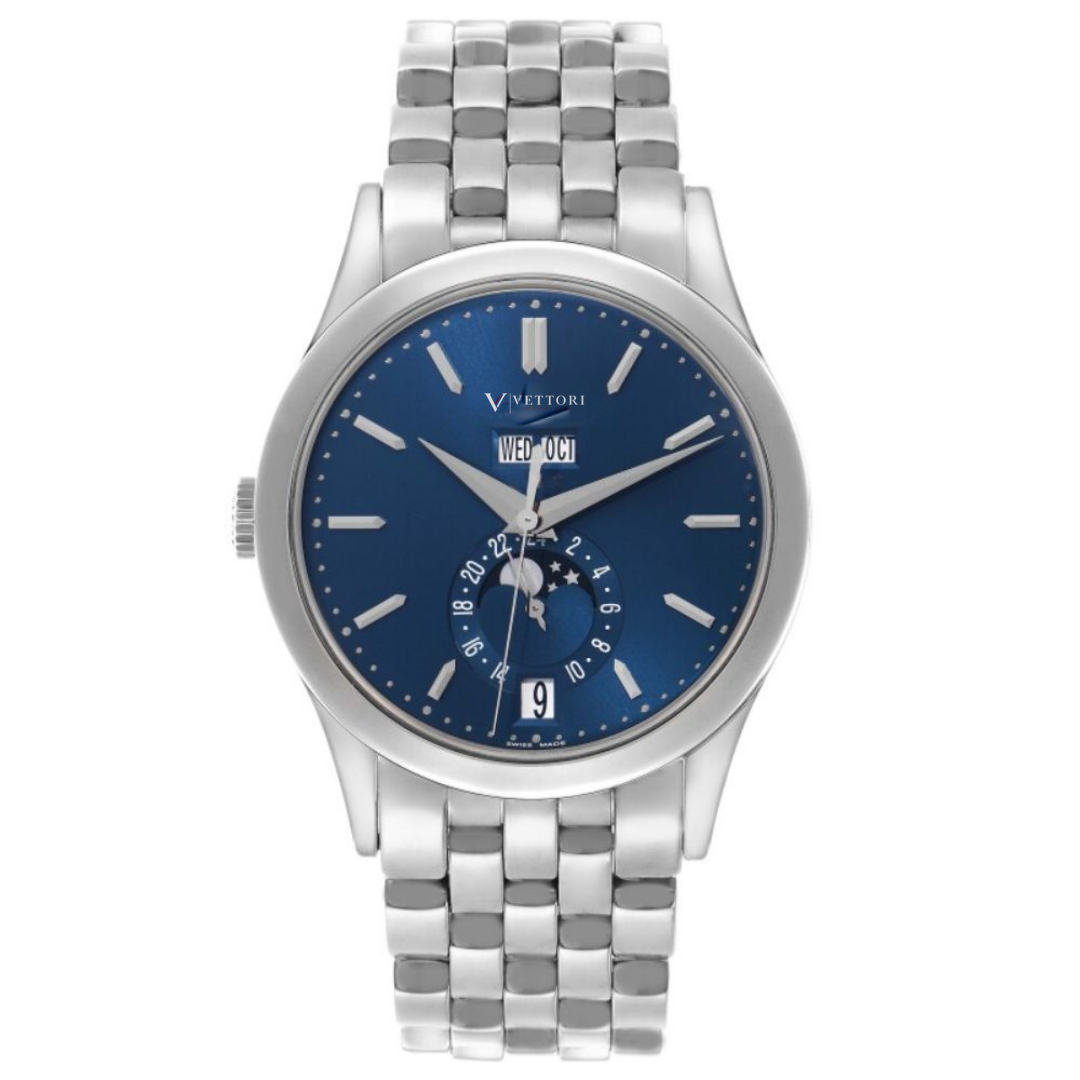 Vettori Annual Calendar 38mm – Blue Dial