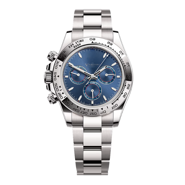 Vettori Chronograph 40mm – Blue Dial