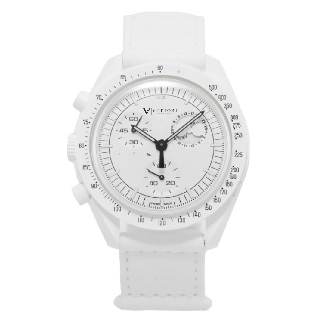 Vettori Chronograph phase 42mm – White Dial