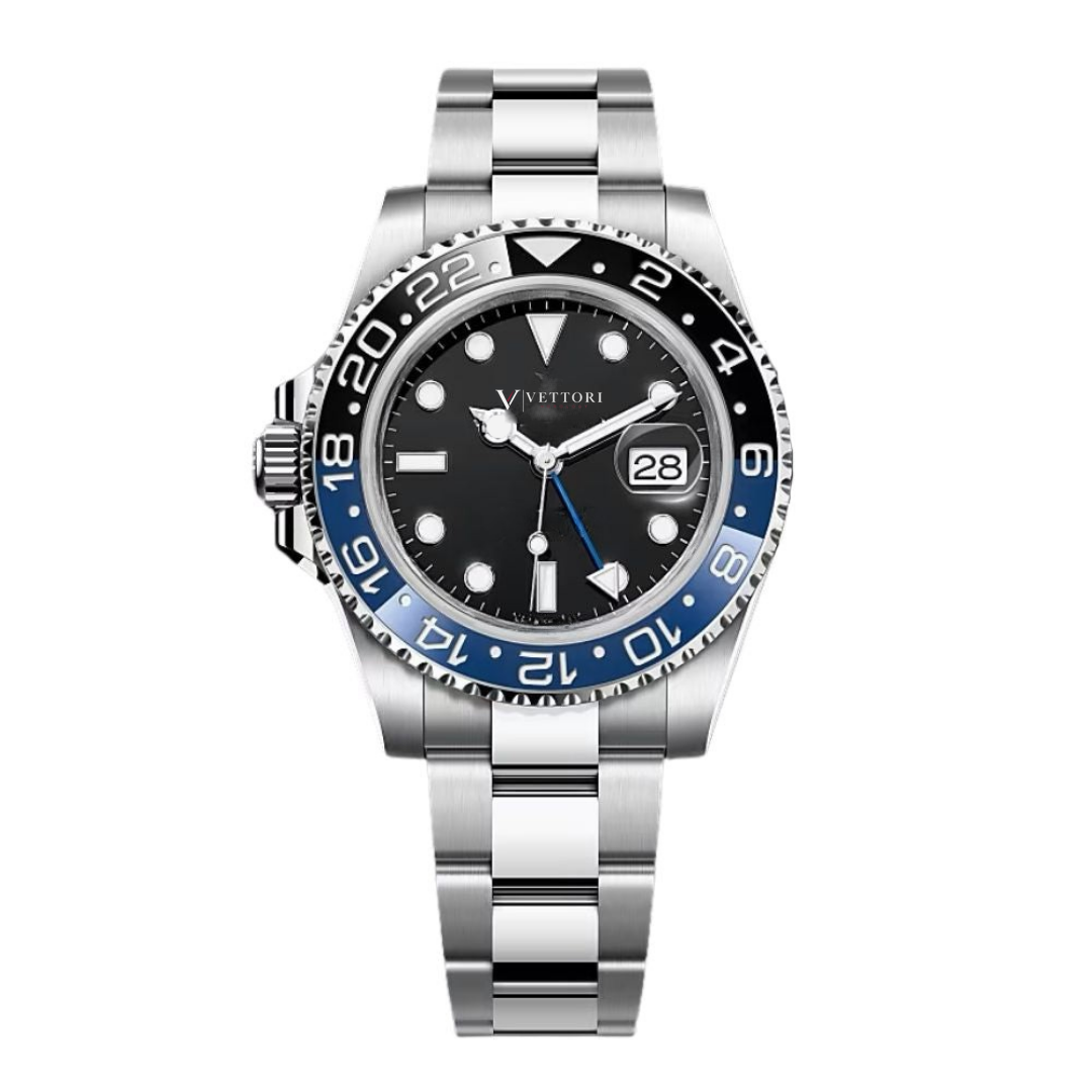 Vettori GMT 40mm – Black Dial